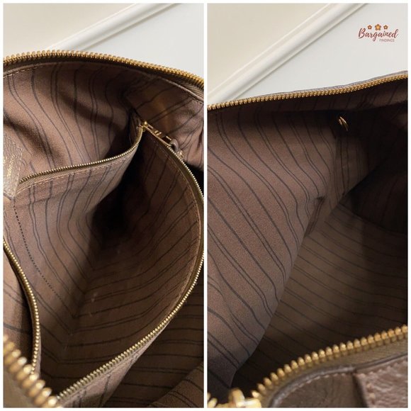 Authentic LOUIS VUITTON Dark Brown Monogram Empreinte Leather Bastille MM Bag - Picture 13 of 16
